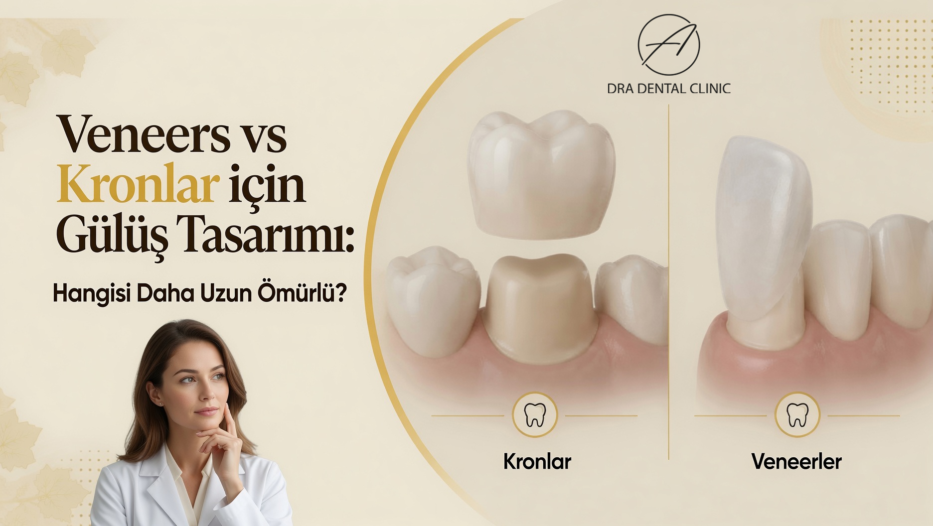 Veneer ve kaplama karşılaştırması gülüş tasarımı dayanıklılığı