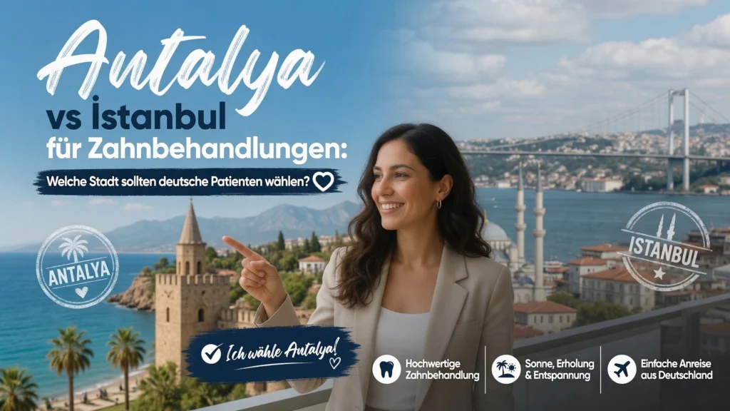 Antalya vs. Istanbul für Zahnbehandlung: Welche Stadt sollten deutschsprachige Patienten wählen?