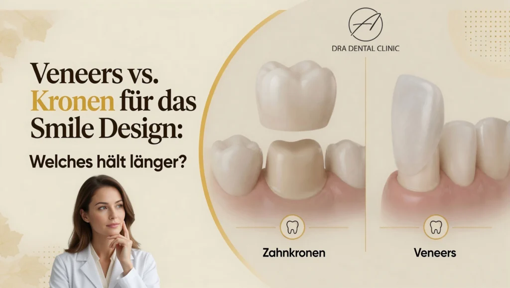 Veneers vs. Kronen für Smile Design: Was hält länger?