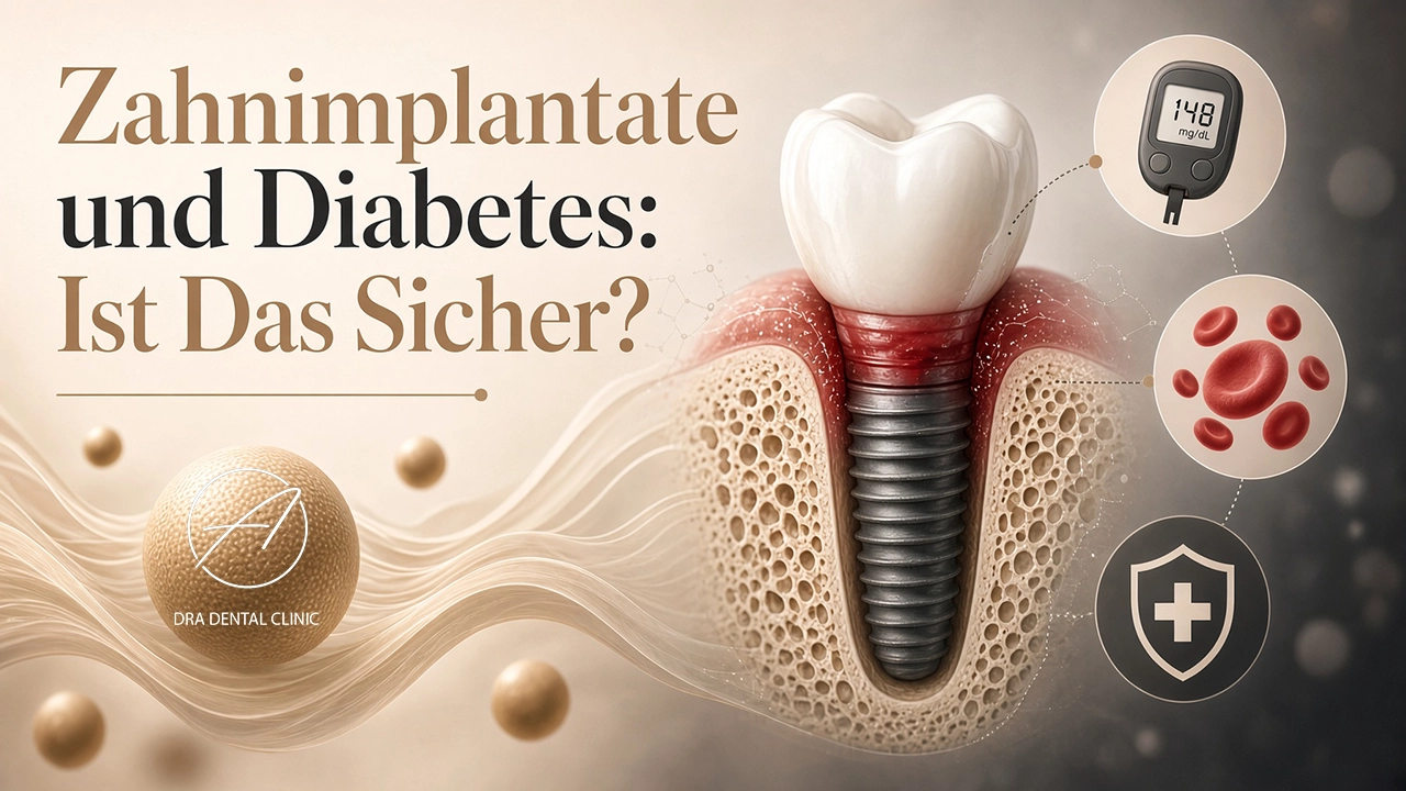 Titelbild dazu, ob Zahnimplantate bei Diabetes sicher sind
