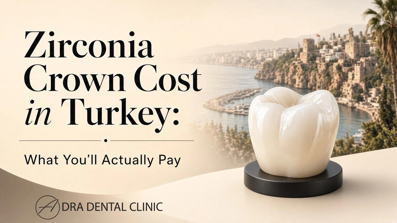 Cover image about the real cost of zirconia crowns in Turkey