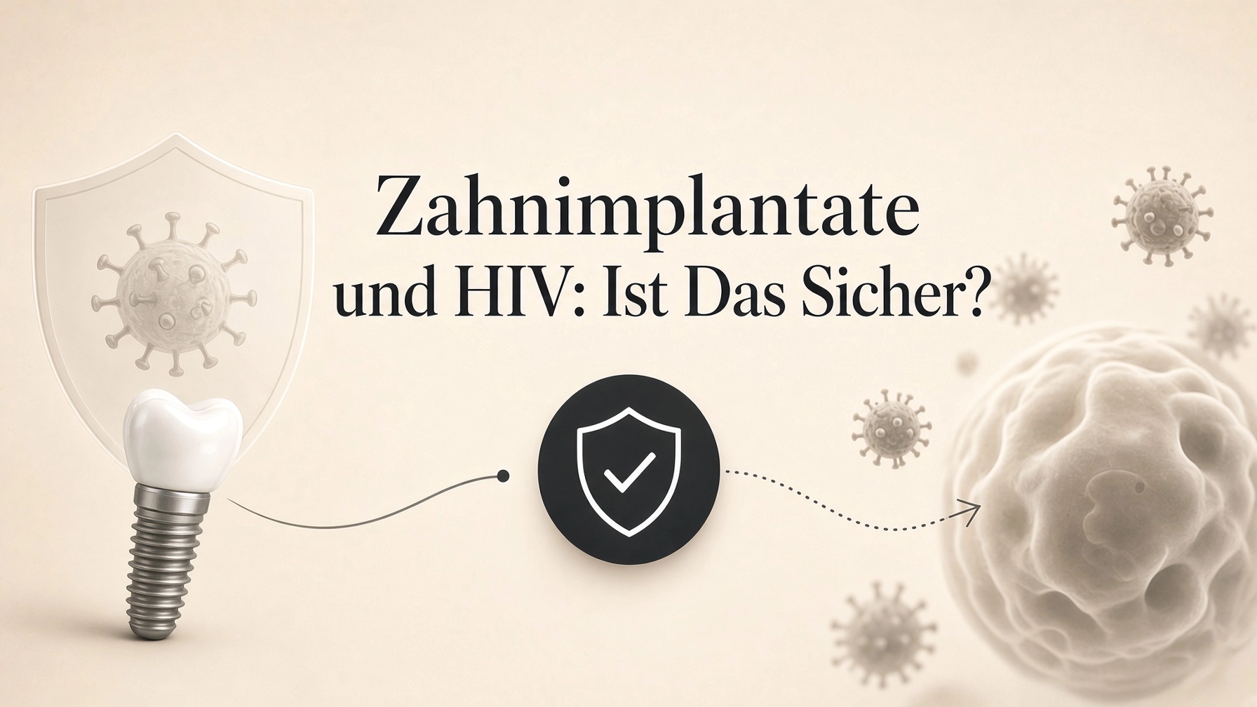 Titelbild dazu, ob Zahnimplantate bei HIV sicher sind